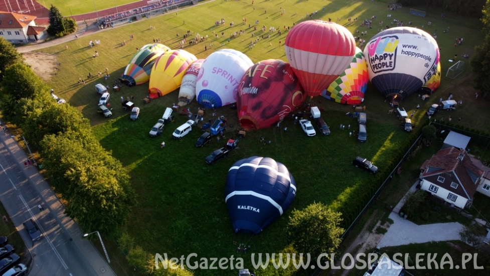 Balony startowały ze stadionu