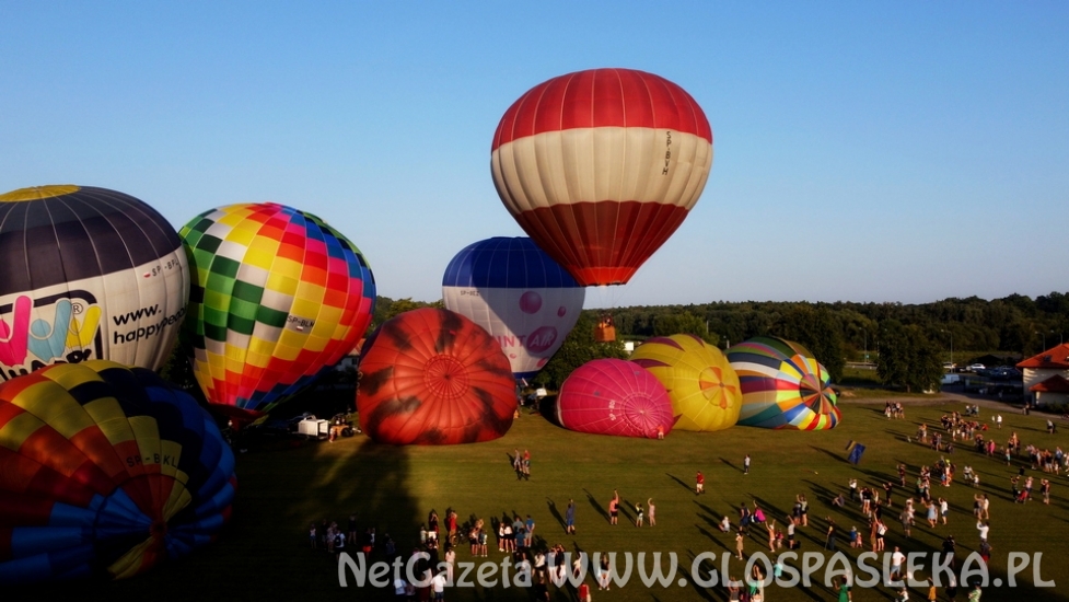 Balony startowały ze stadionu