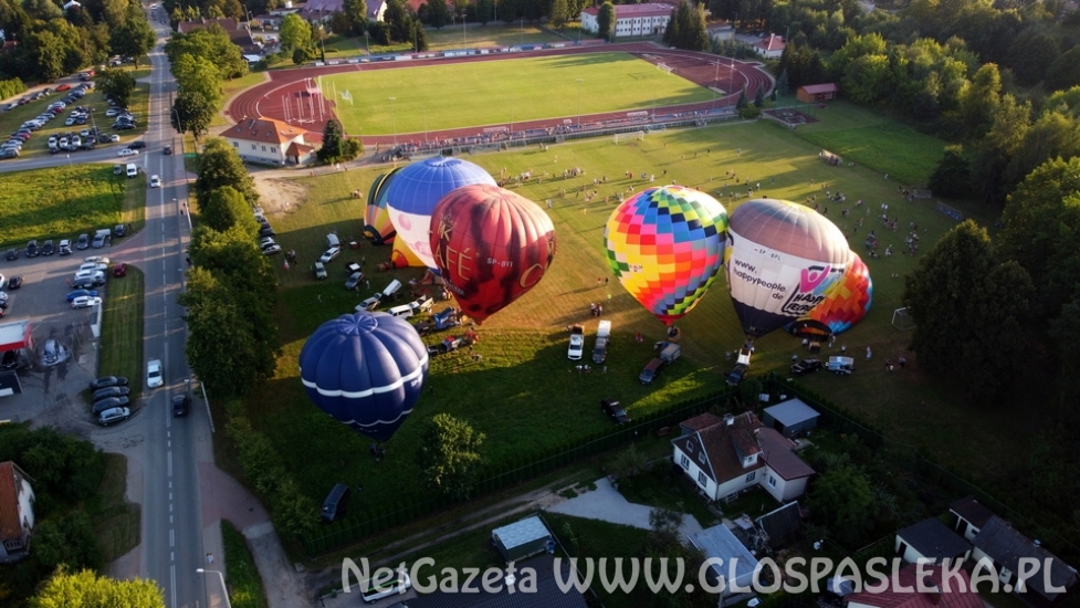 Balony startowały ze stadionu