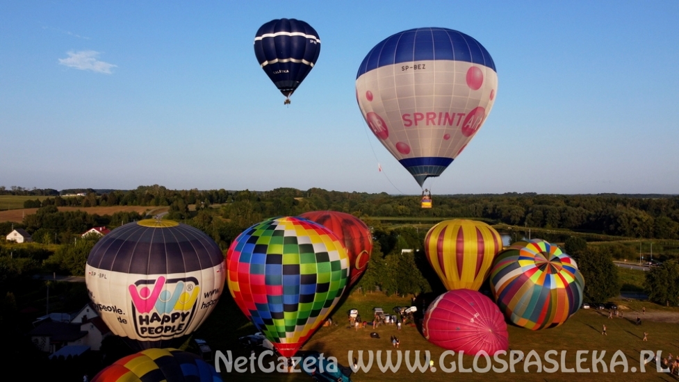 Balony startowały ze stadionu