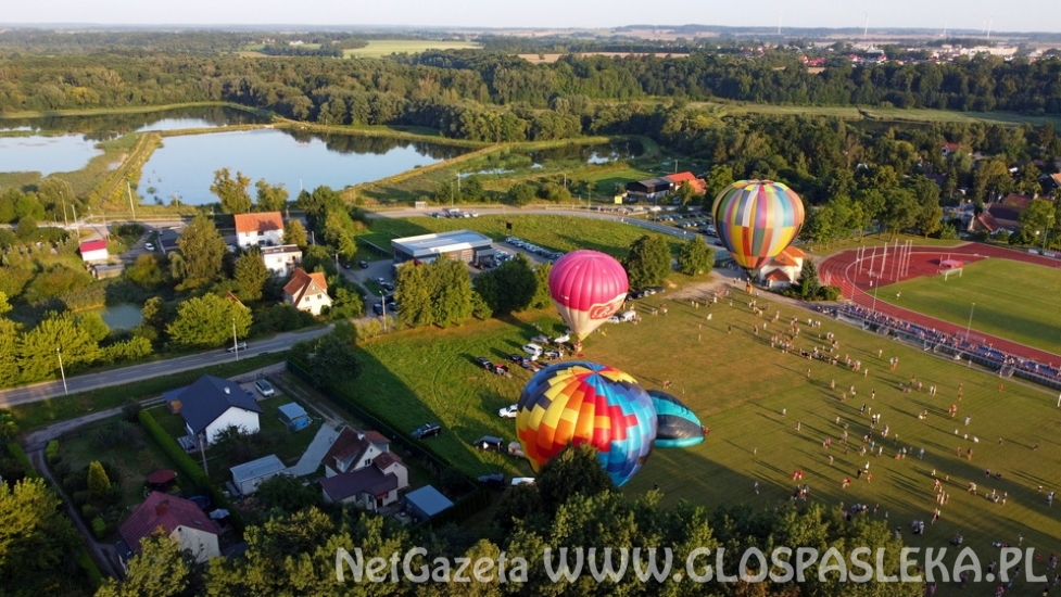 Balony startowały ze stadionu