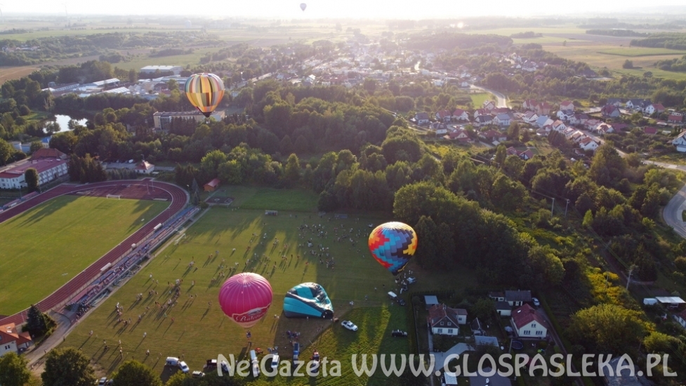 Balony startowały ze stadionu