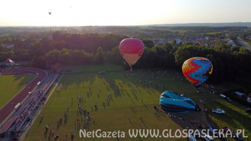 Balony startowały ze stadionu