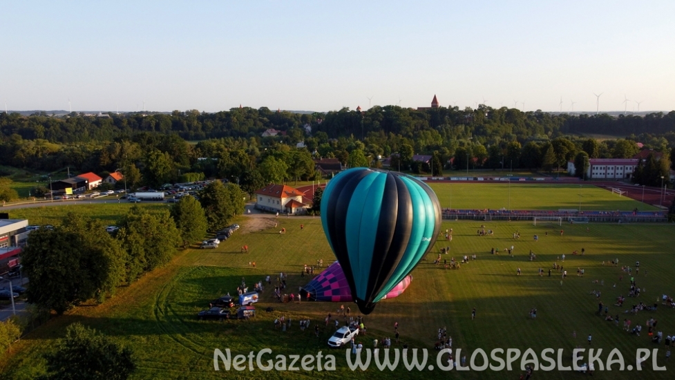 Balony startowały ze stadionu