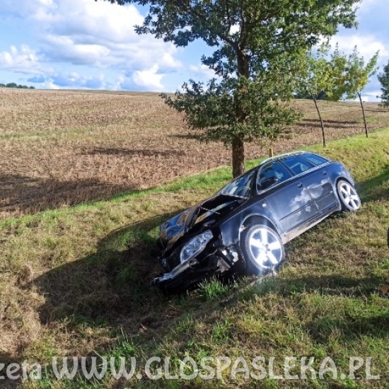 Wypadek na trasie 527