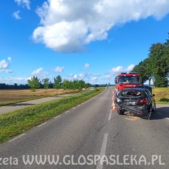 Wypadek na trasie 527