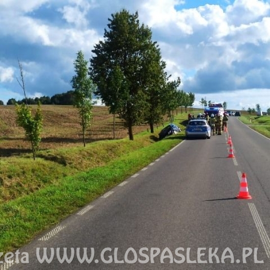 Wypadek na trasie 527