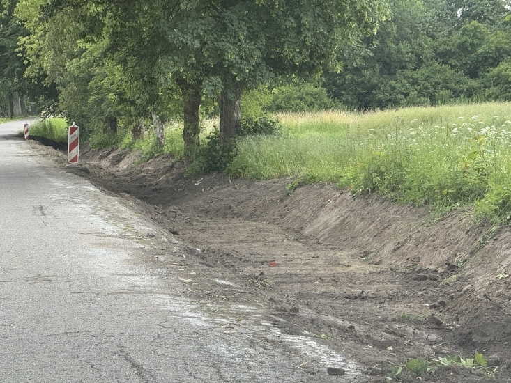 Dawidy - remont drogi