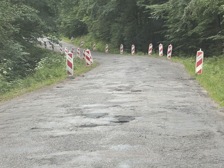 Dawidy - remont drogi