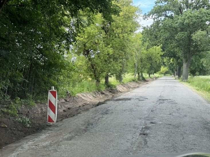 Dawidy - remont drogi