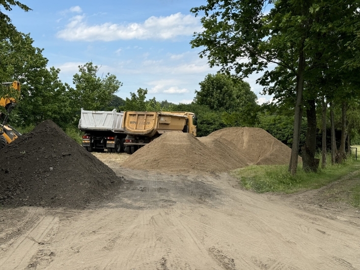 Dawidy - remont drogi